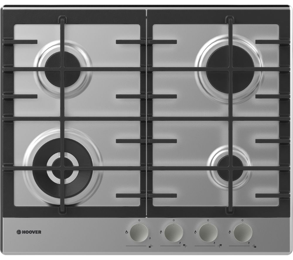 HHG6BF4MX Gas Hob - Stainless Steel, Stainless Steel