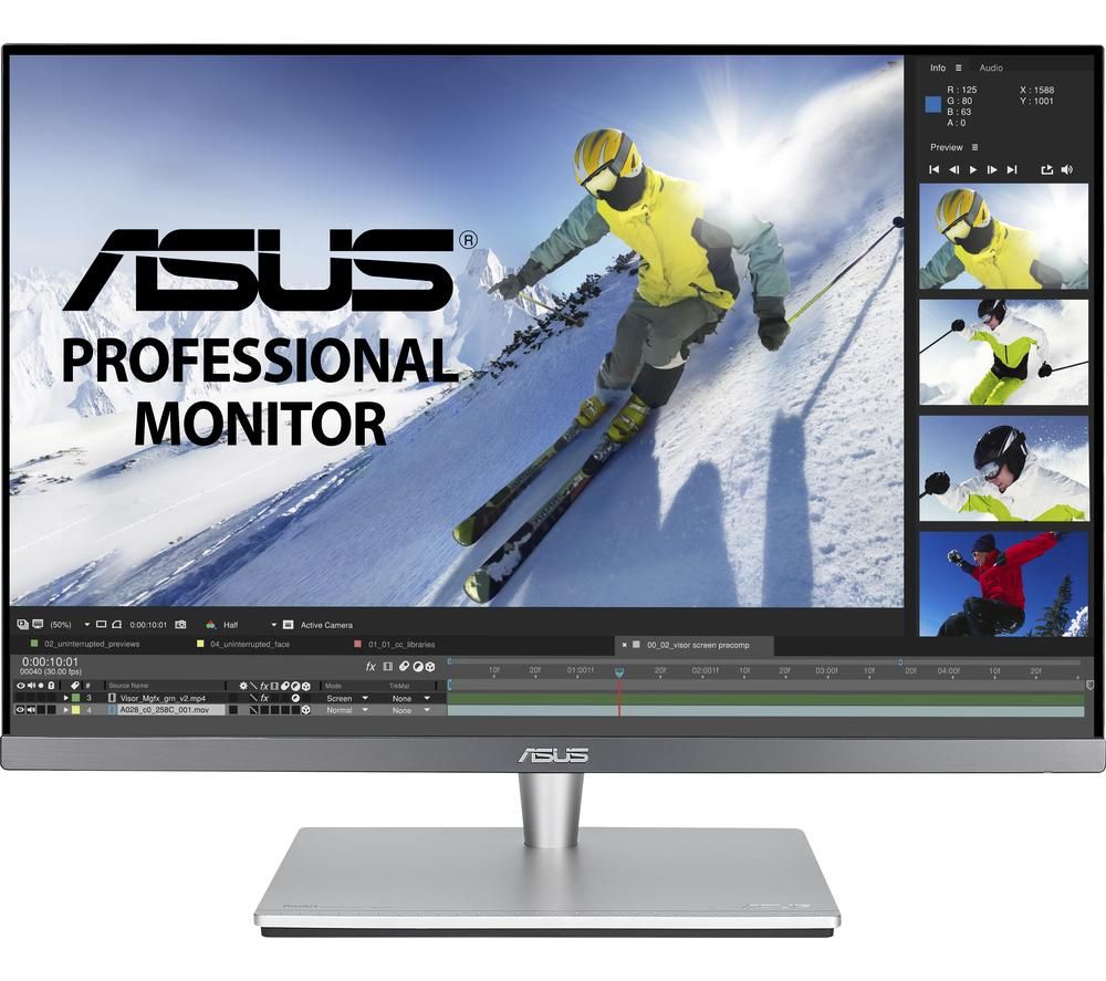 ASUS ProArt PA24AC Full HD 24.1 IPS Monitor - Grey, Grey