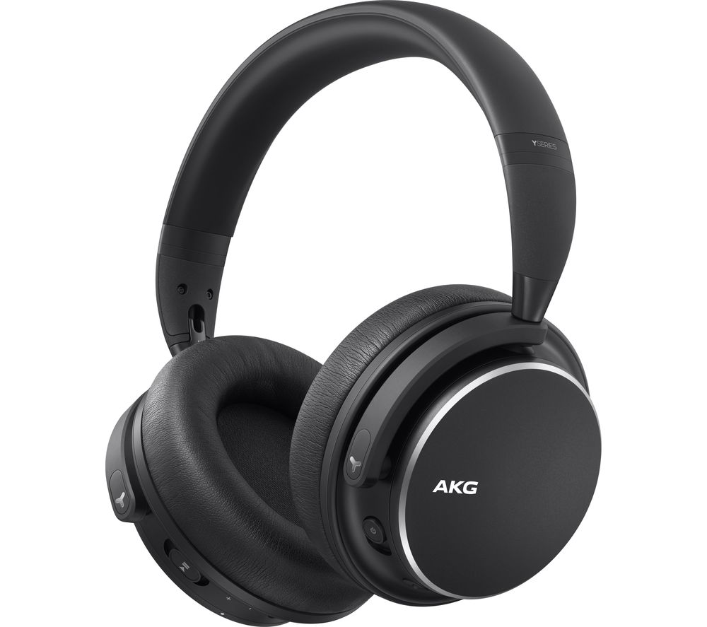 AKG Y600NC Wireless Bluetooth Noise-Cancelling Headphones - Black, Black