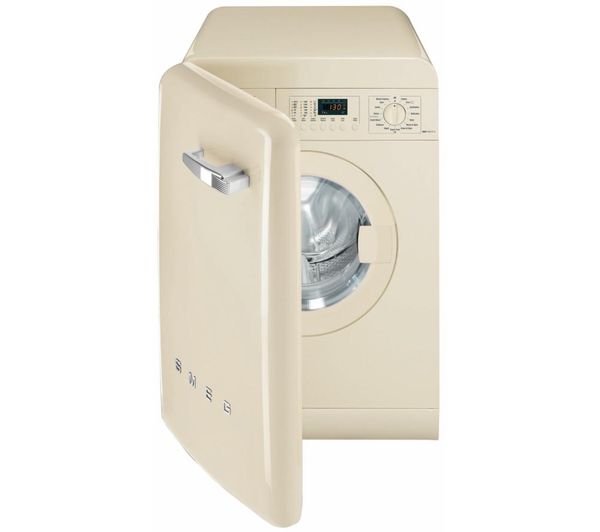 SMEG WMFABCR-2 Washing Machine - Cream, Cream