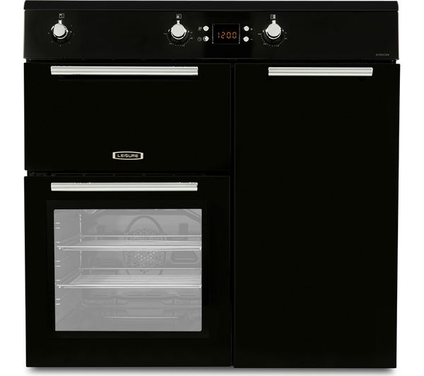 LEISURE AL90D230K 90 cm Electric Induction Range Cooker - Black, Black