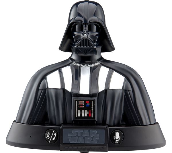 STAR WARS Darth Vader Portable Bluetooth Wireless Speaker - Black, Black