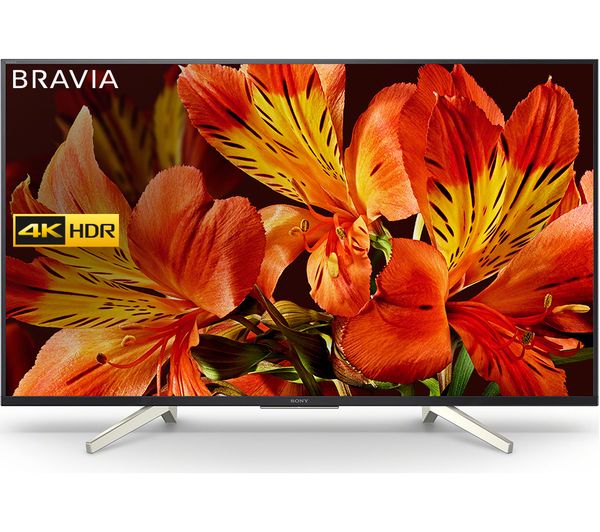 75"  SONY BRAVIA KD75XF8596BU Smart 4K Ultra HD HDR LED TV, Silver