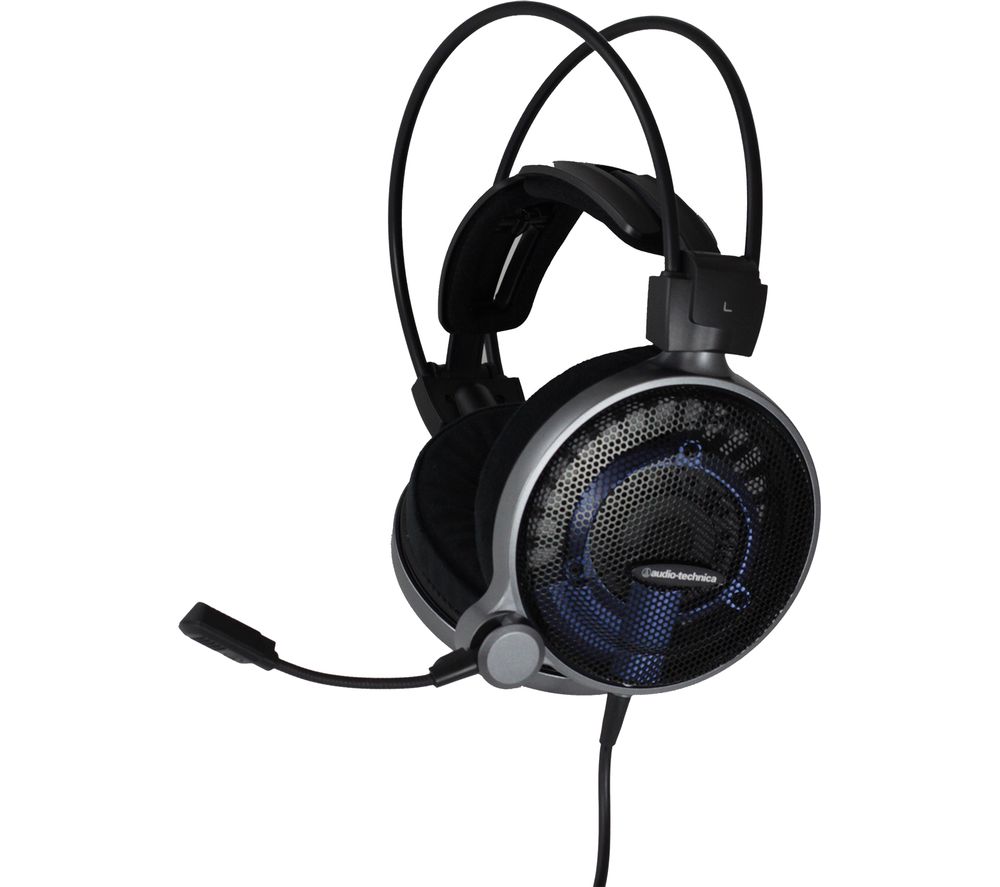 AUDIO TECHNICA ATH-ADG1X Gaming Headset - Black & Blue, Black
