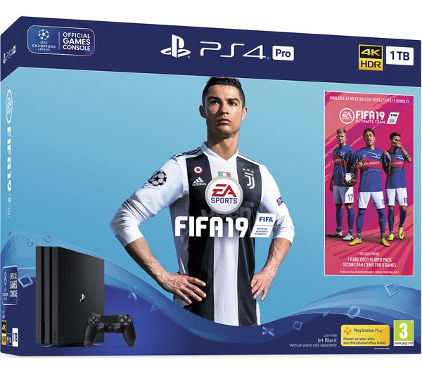 PlayStation 4 Pro with FIFA 19 - 1 TB