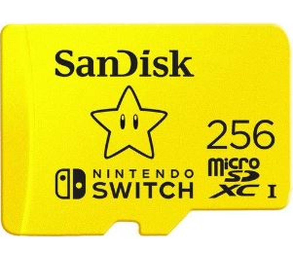SANDISK High Performance Class 10 microSD Memory Card for Nintendo Switch - 256 GB
