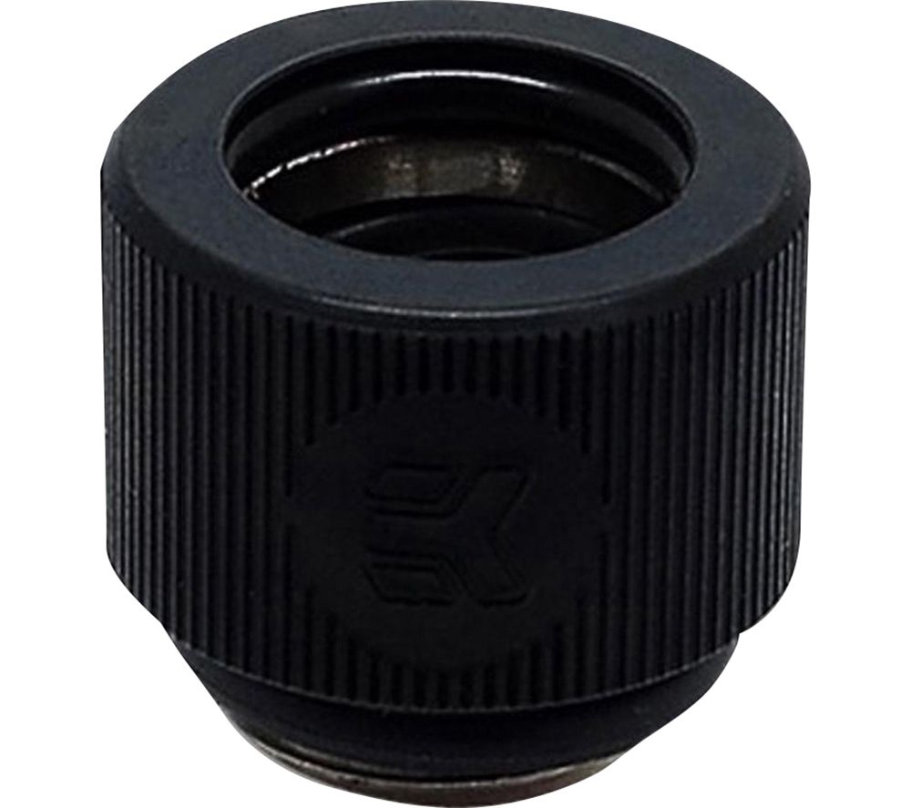 EK COOLING EK-HD Hard Tube Fitting - 12 mm, Black, Black