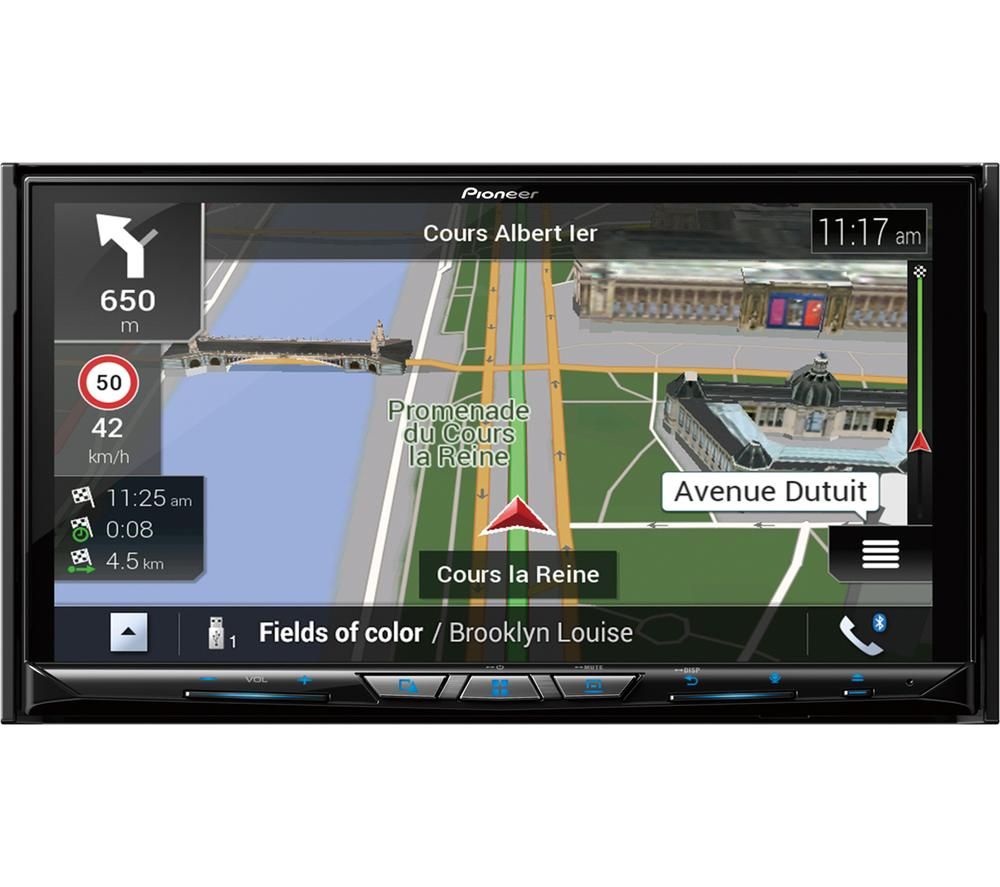 PIONEER AVIC-Z920DAB Smart Bluetooth Car Radio with Sat Nav - Black, Full Europe Maps, Black