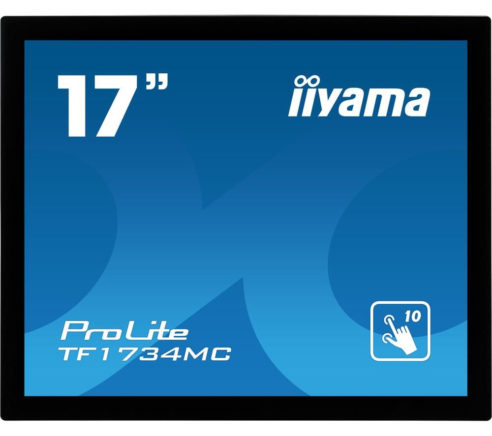 IIYAMA ProLite TF1734MC-B6X 17" LCD Touchscreen Monitor - Black, Black