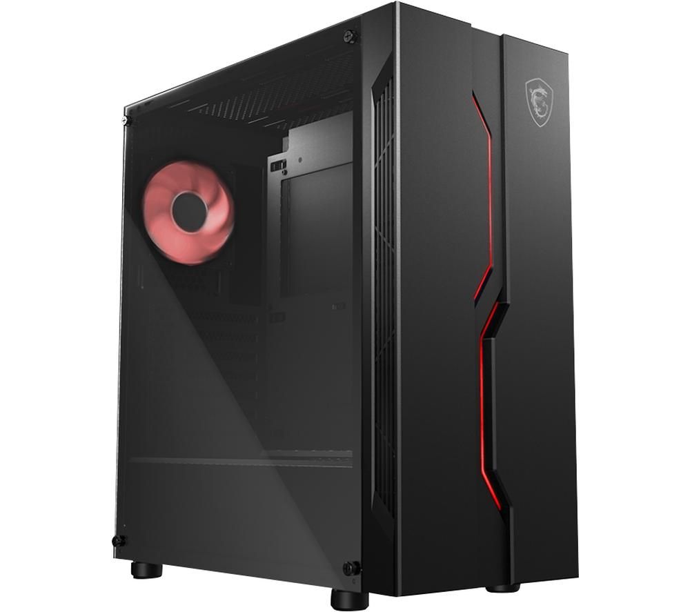 MSI MAG Vampiric 010M ATX Mid-Tower PC Case, Black