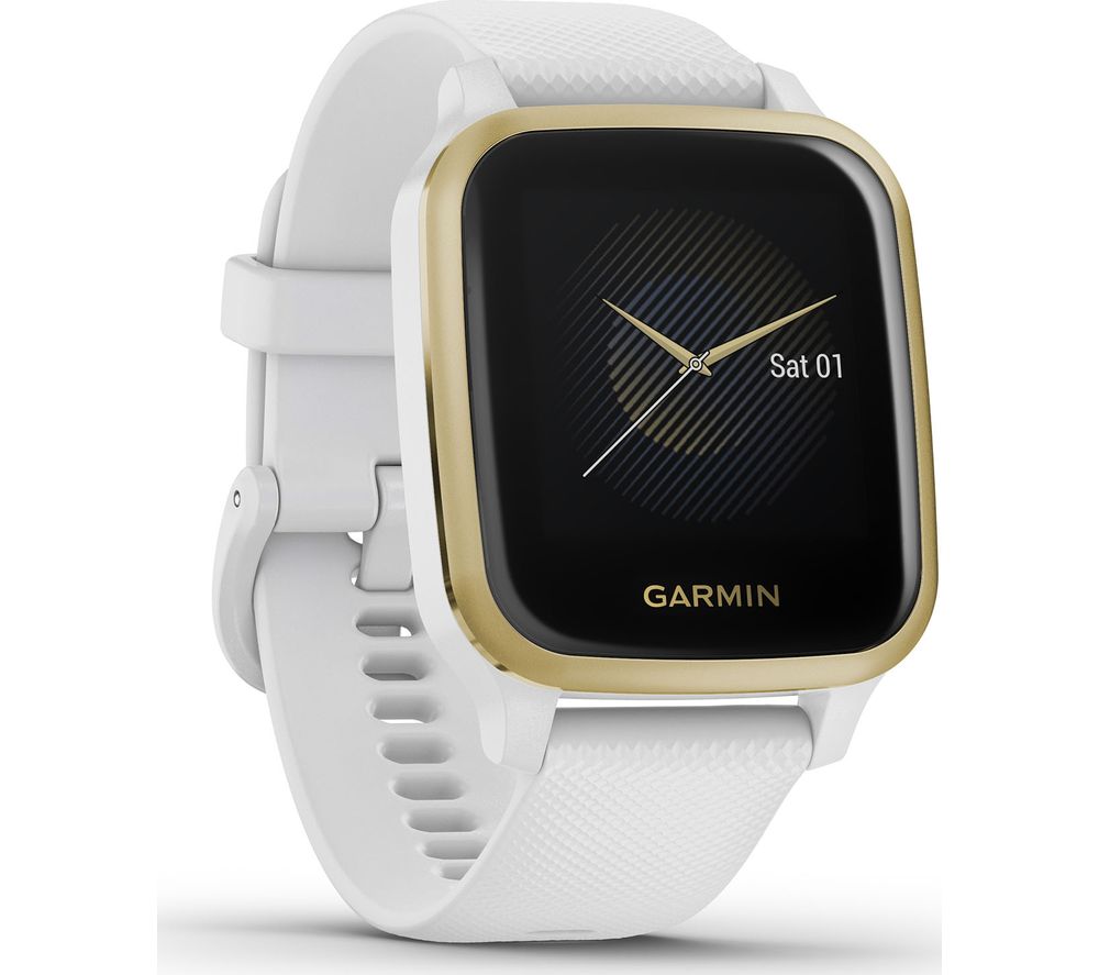 GARMIN Venu Sq - Light Gold & White