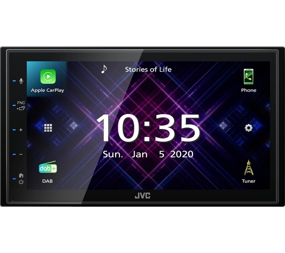 JVC KW-M565DBT Smart Bluetooth Car Radio - Black, Black