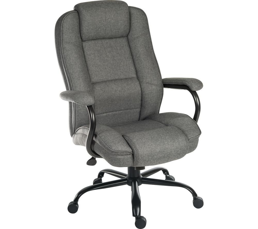 TEKNIK Goliath Duo 6989 Fabric Tilting Executive Chair - Grey, Grey