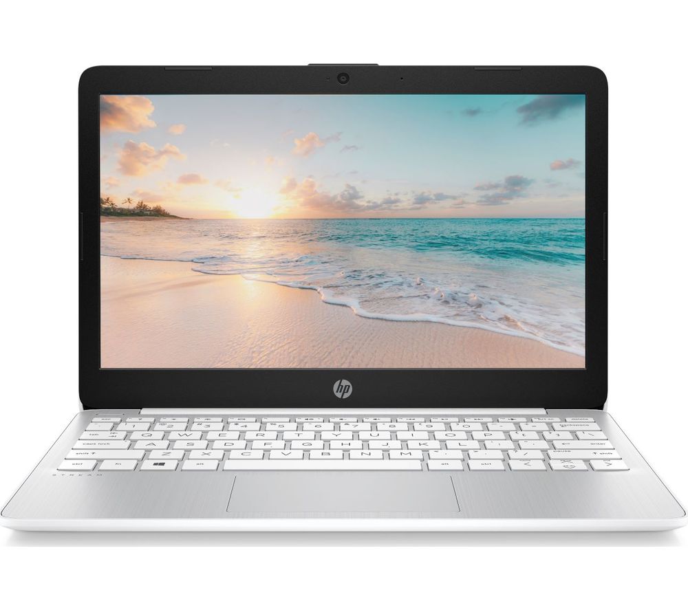 HP Stream 11-ak0512sa 11.6" Laptop - Intel®Celeron, 64 GB eMMC, White, White