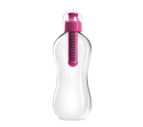 BOBBLE 550 ml Water Bottle - Magenta & Transparent, Magenta