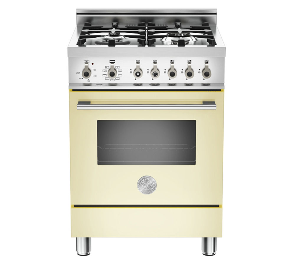 BERTAZZONI Professional 60 X604MFECR Dual Fuel Cooker - Cream, Cream