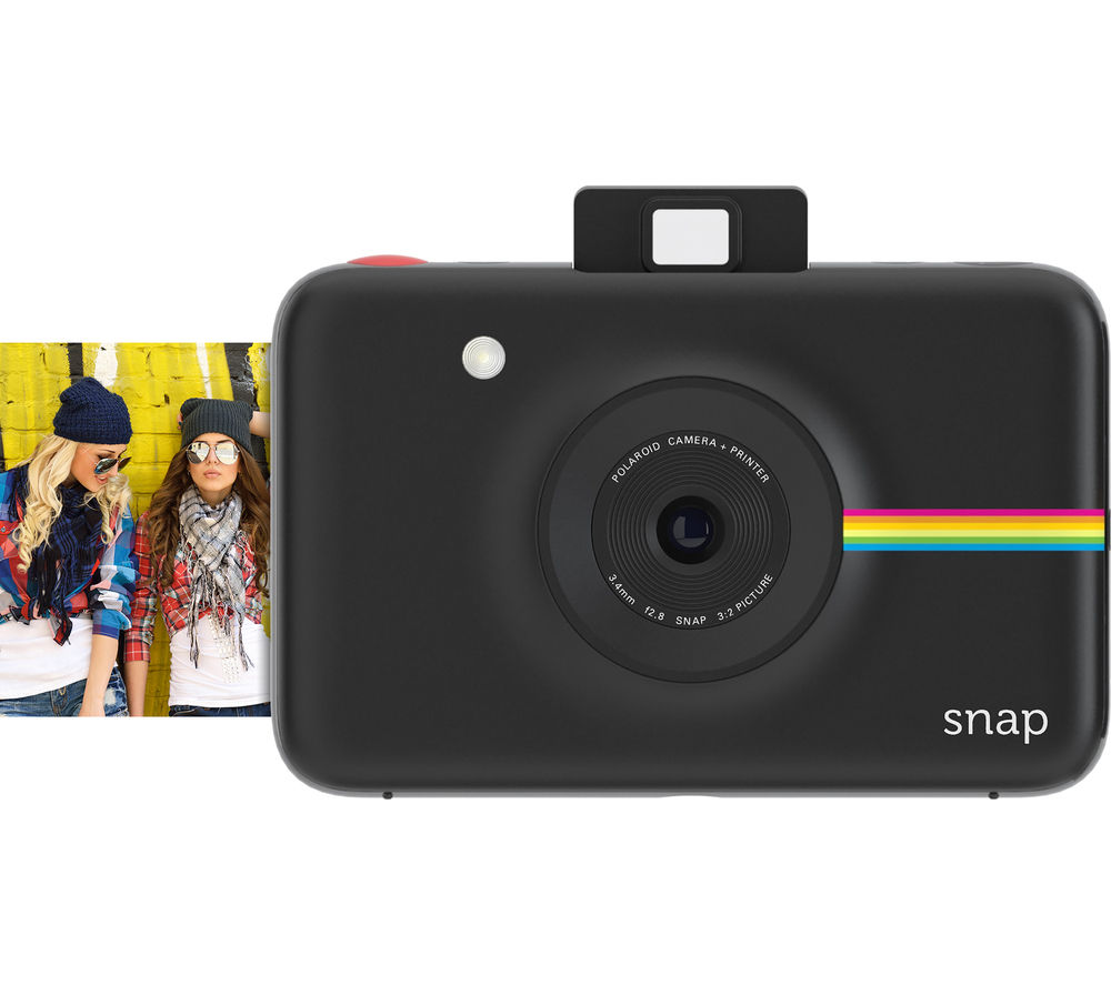 POLAROID Snap Instant Camera - Black, Black