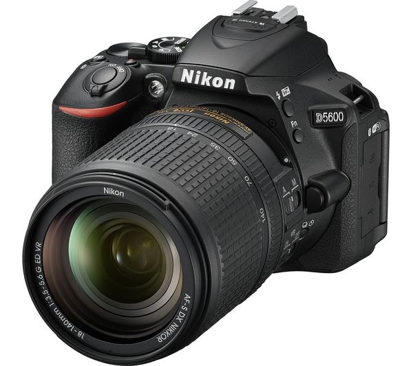 NIKON D5600 DSLR Camera with DX 18-140 mm f/3.5-5.6G ED VR Lens
