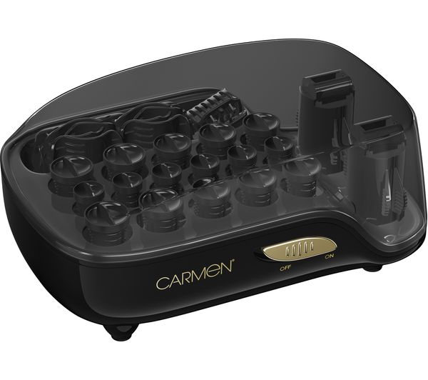 CARMEN C81041 Electric Heated Hair Rollers - Black, Black