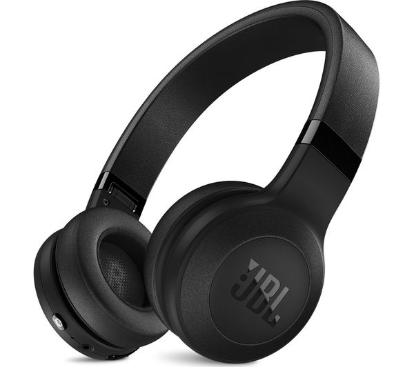 JBL C45BT Wireless Bluetooth Headphones - Black, Black