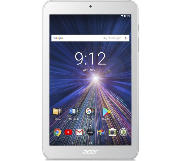 ACER Iconia One B1-870 8" Tablet - 16 GB, White, White