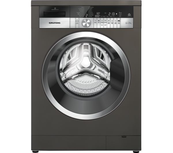 GRUNDIG GWN48430CG 8 kg 1400 Spin Washing Machine - Graphite, Graphite