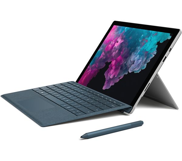 MICROSOFT Surface Pro 6 12.3" Intel®� Core™� m3 Laptop - 128 GB SSD, Platinum