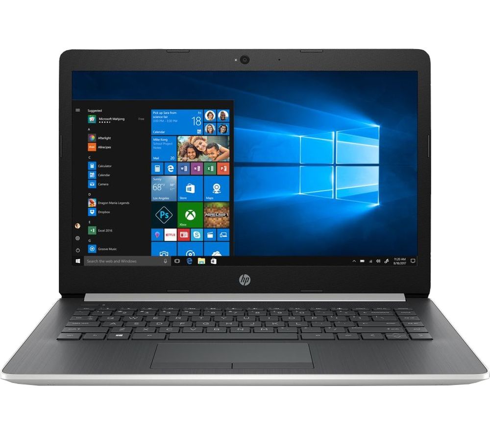 HP Stream 14-cm0506sa 14" Laptop - AMD A4, 64 GB eMMC, Silver, Grey