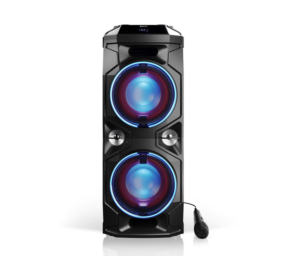 SHARP PS-940 Portable Bluetooth Party Speaker - Black, Black