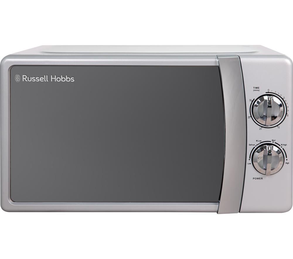 RUSSELL HOBBS RHMM701S-N Solo Microwave - Silver, Silver