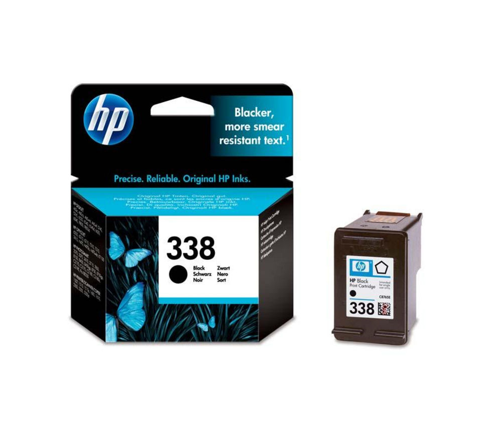 HP 338 Black Ink Cartridge, Black