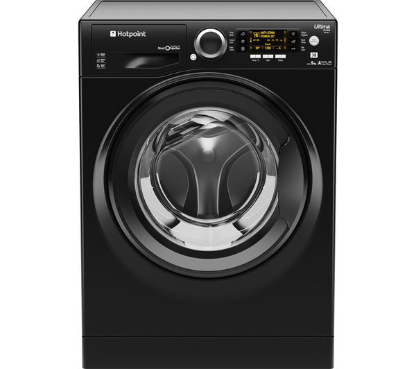 HOTPOINT Ultima S-line RPD9467JKK Washing Machine - Black, Black