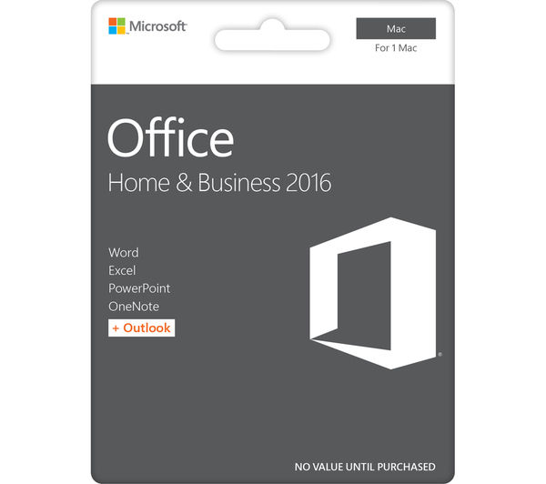 MICROSOFT Office Home and Business for Mac
