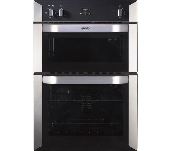 BELLING BI90FP Electric Double Oven - Stainless Steel, Stainless Steel