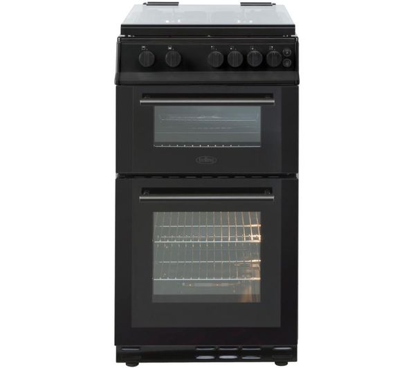 BELLING FS50GTCL 50 cm Gas Cooker - Black, Black