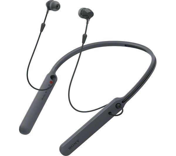 SONY WI-C400 Wireless Bluetooth Headphones - Black, Black