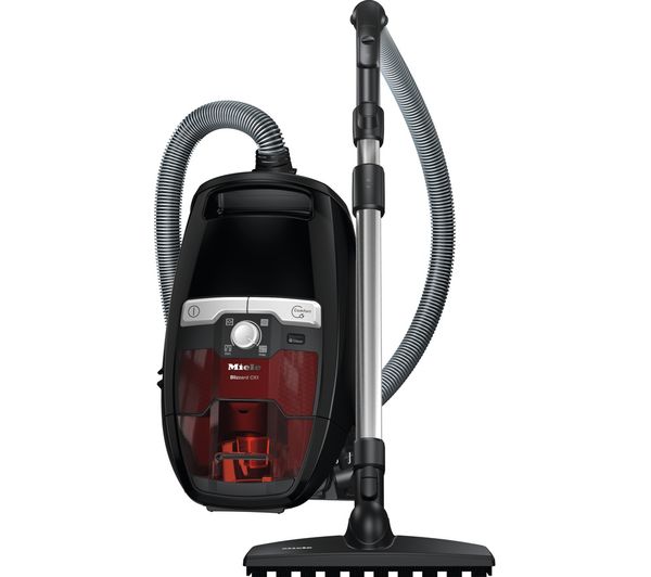 MIELE Blizzard CX1 Pure Power Cylinder Bagless Vacuum Cleaner - Black & Red, Black