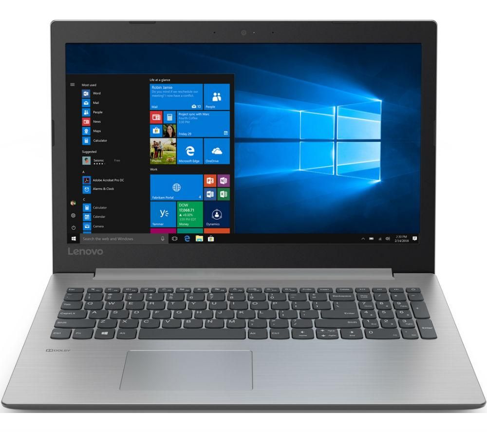 LENOVO Ideapad 330-15IKB 15.6" Intel® Core i3 Laptop - 1 TB HDD, Grey, Grey