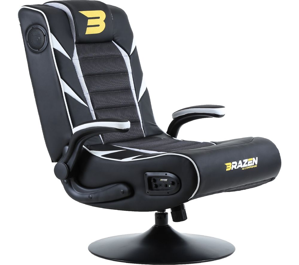 Panther Elite Wireless Bluetooth Gaming Chair - White, White