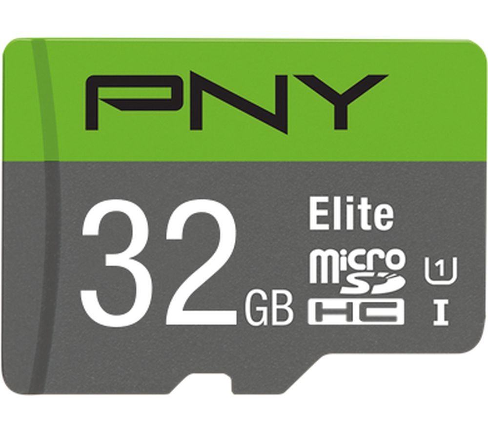 PNY Elite Class 10 microSDHC Memory Card - 32 GB