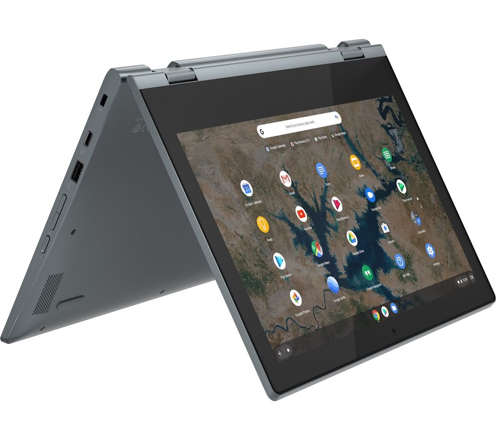 LENOVO IdeaPad Flex 3 11.6" 2 in 1 Chromebook - Intel®u0026regCeleron, 64 GB eMMC, Blue, Blue
