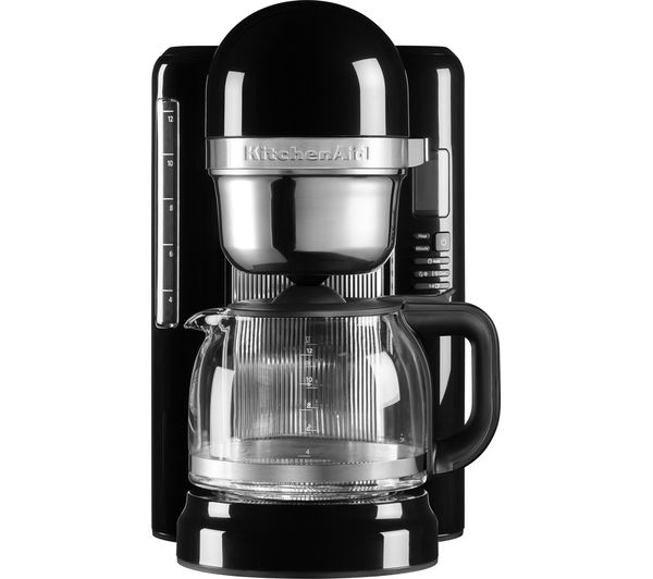 KITCHENAID 5KCM1204BOB Filter Coffee Machine - Onyx Black, Black