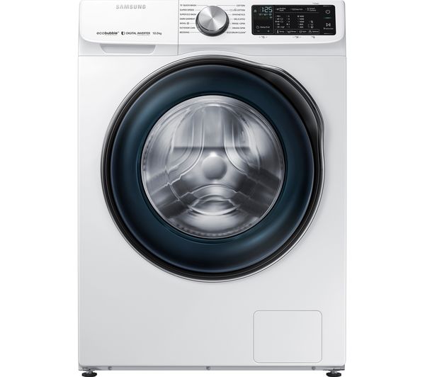 Samsung ecobubble WW10N645RBW/EU Smart 10 kg 1400 Spin Washing Machine - White, White