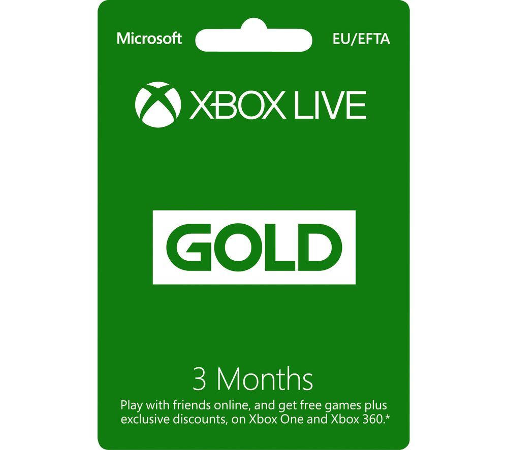 XBOX DIGITAL Xbox LIVE Gold Membership 3 Month Subscription