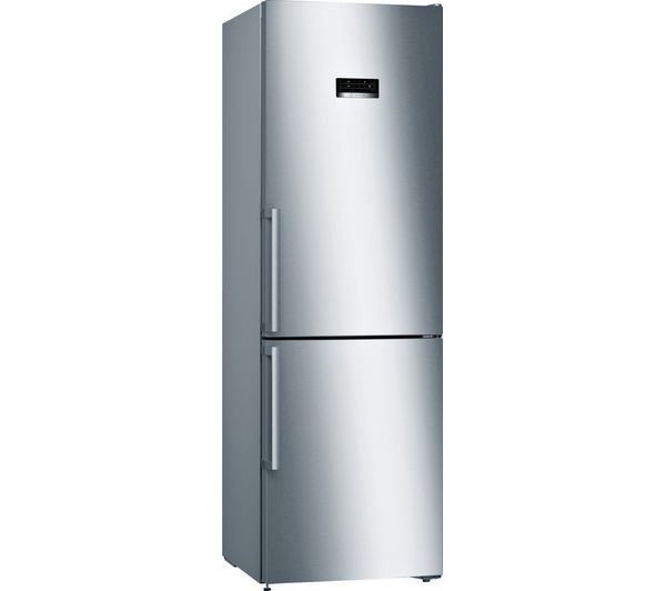 BOSCH Serie 4 KGN36XI35G 60/40 Fridge Freezer - Inox, Cream