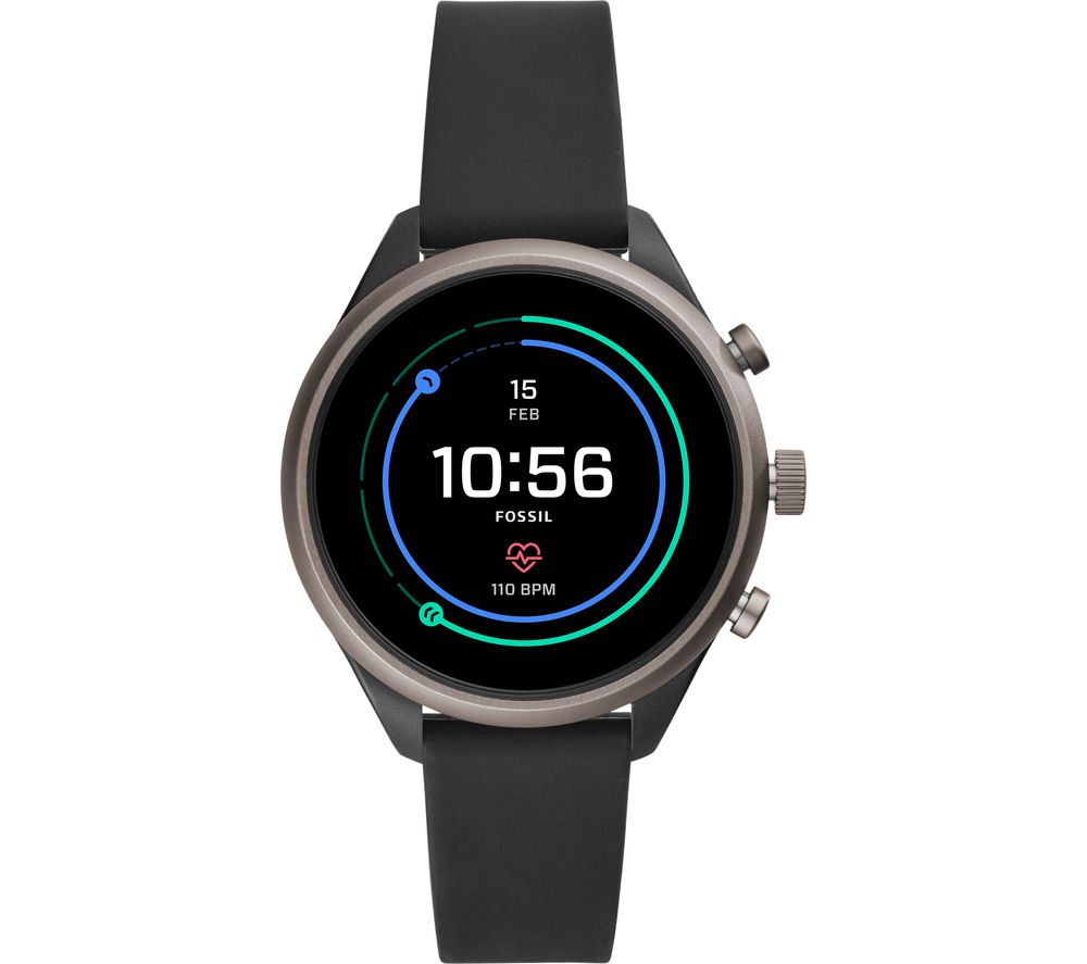 Fossil Sport FTW6024 Smartwatch - Black, 41 mm, Black