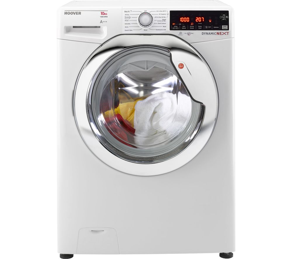 Hoover Dynamic DWOAD 610AHC8 WiFi-enabled 10 kg 1600 Spin Washing Machine - White, White