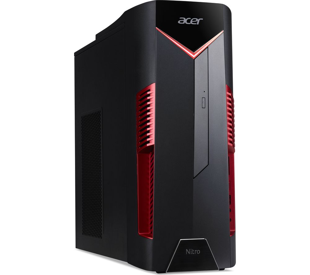 ACER Nitro N50-600 Intel® Core™ i3 GTX 1650 Gaming PC - 1 TB HDD, Red