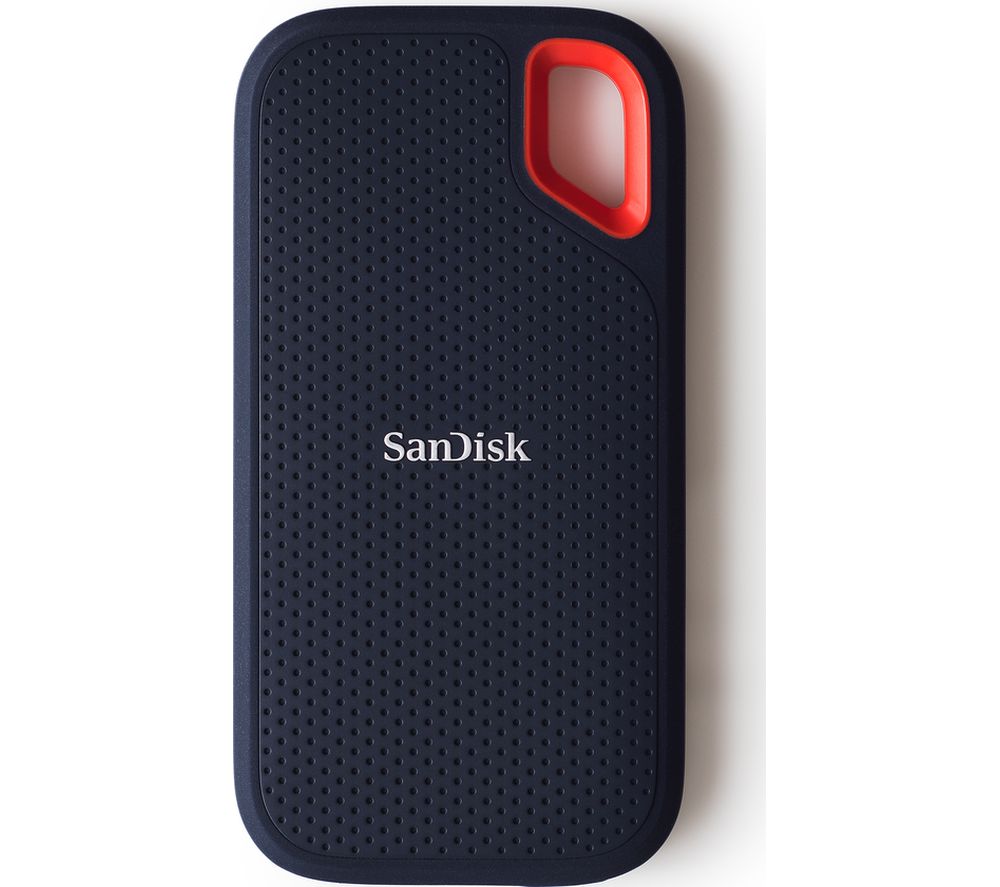 SANDISK Extreme Portable External SSD - 1 TB, Black, Black
