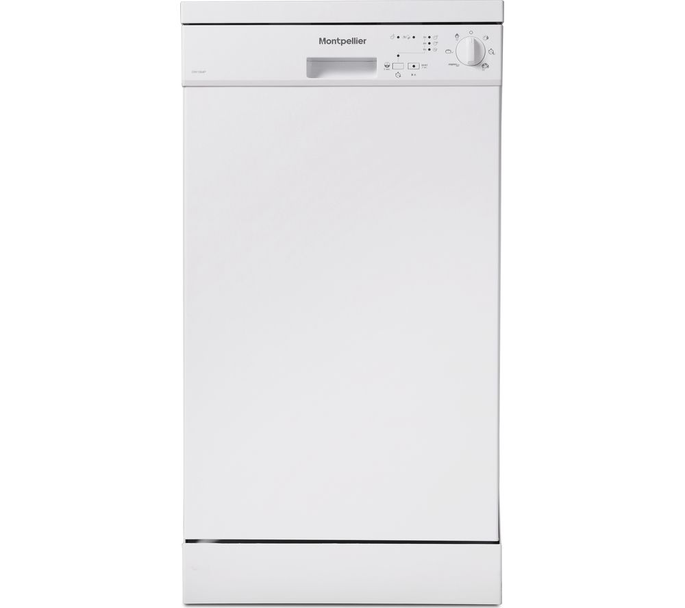 DW1064P-2 Slimline Dishwasher - White, White